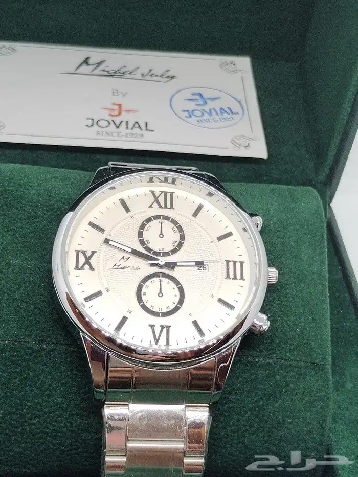 تصفية ساعة جوفيال اصدار 90 عام كرونوقراف اصلية 0