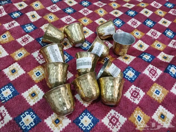 فناجيل قهوه دقة حبة الرمان العدد 13 جديده لم تستعمل 0