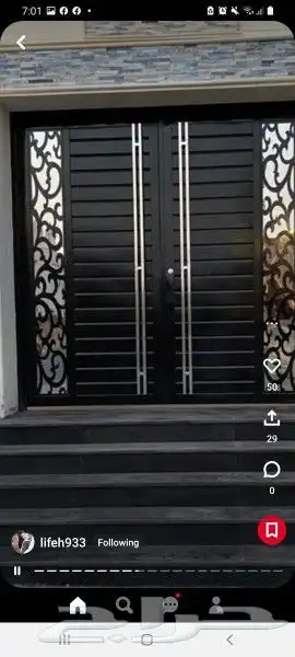 باب كلادينج باب حديد باب زجاج 9