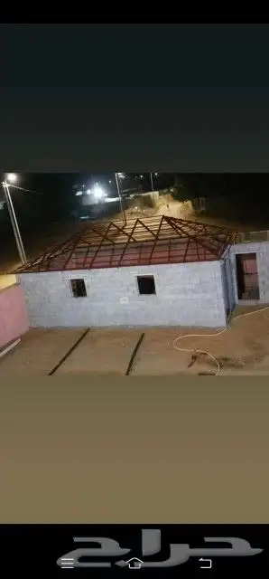بيت شعر مشب نار قرميد استراحة ديوانيه مظلات 6