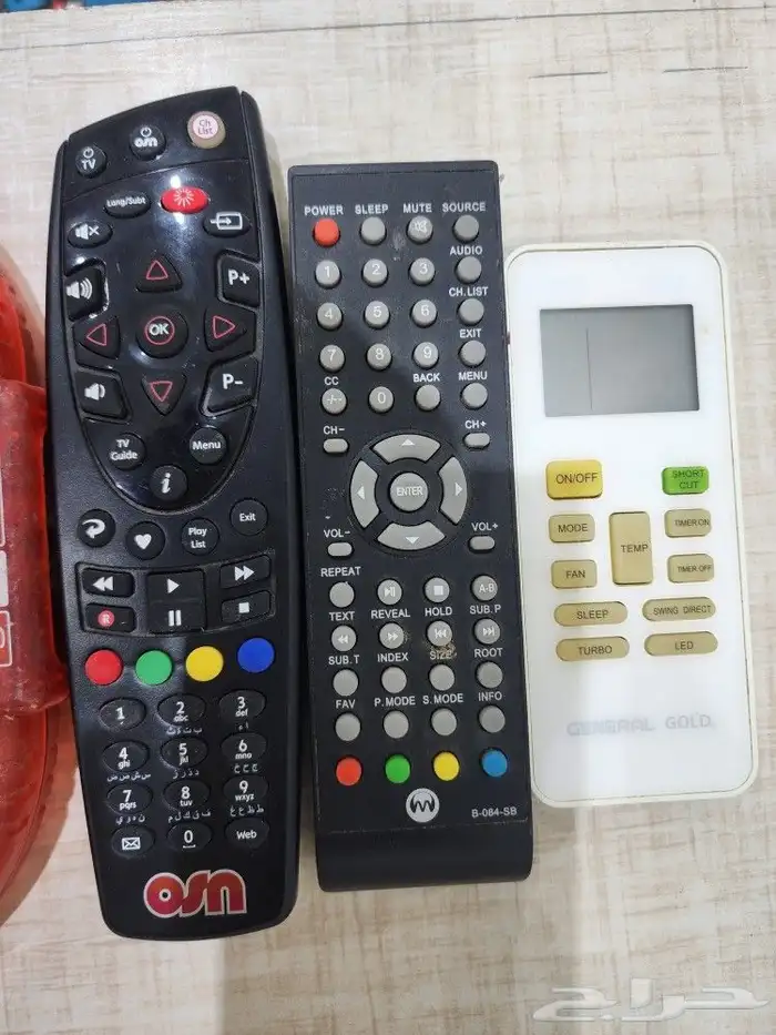 ريموت مكيف جنرال قولد قسام فيديو وصوت سبعة خط 0