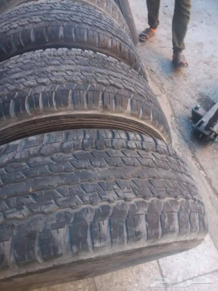 كفرات دنلوب مقاس 285 60 18 ذنضيف تاريخ 22 1