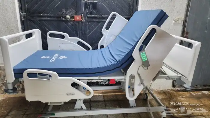 سرير طبي كهربائي مع مرتبه طبيه جديد 0