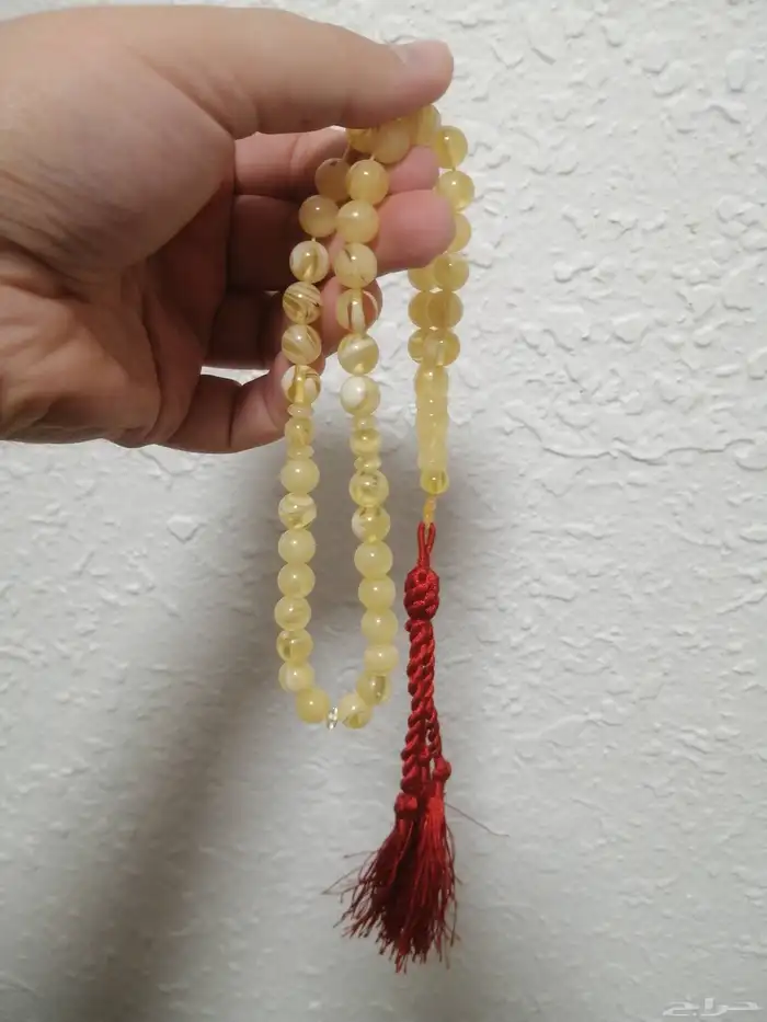 سبحة كهرمان صافيه (جديدة). 2