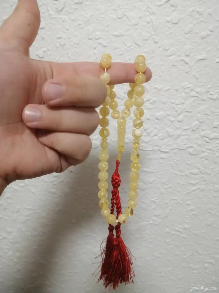 سبحة كهرمان صافيه (جديدة). 1