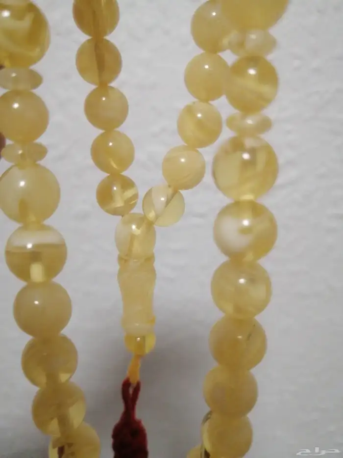 سبحة كهرمان صافيه (جديدة). 0