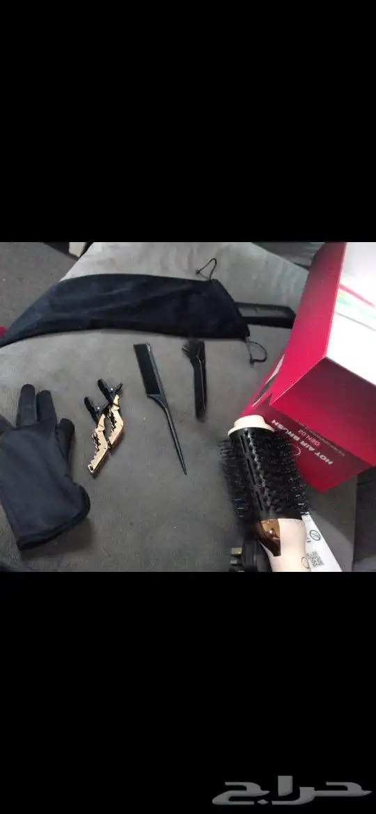 جهاز لشعر جديد استخدمته مره بس أغراضه كله معه ممتاز لشعر 2