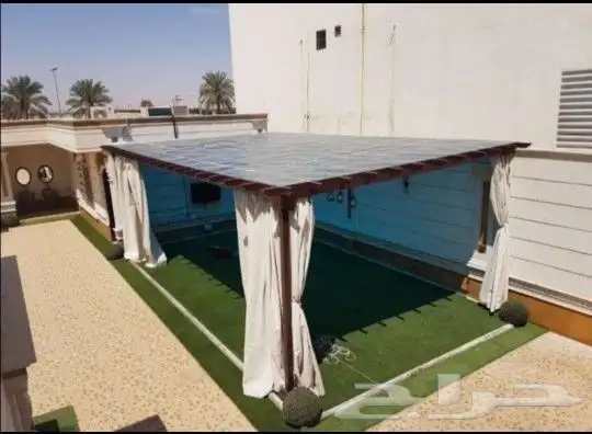 مظلات مواقف السيارات عزل اذا الحمام وماء المكيفات مظلات جده 11