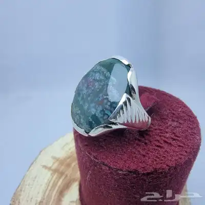 خواتم فضه احجار عقيق مشكله 12