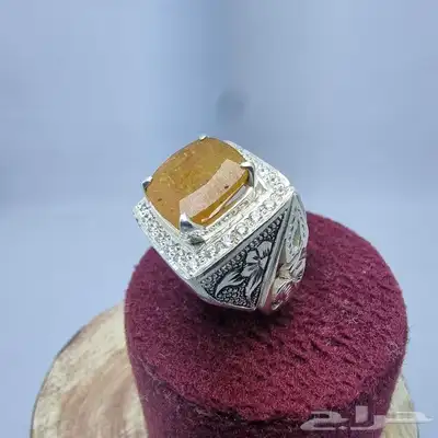 خواتم فضه احجار متنوعه 7