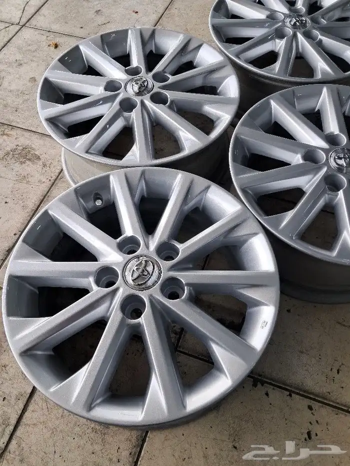 طقم جنوط كامري 2014 مقاس 16اصلي وكاله 3