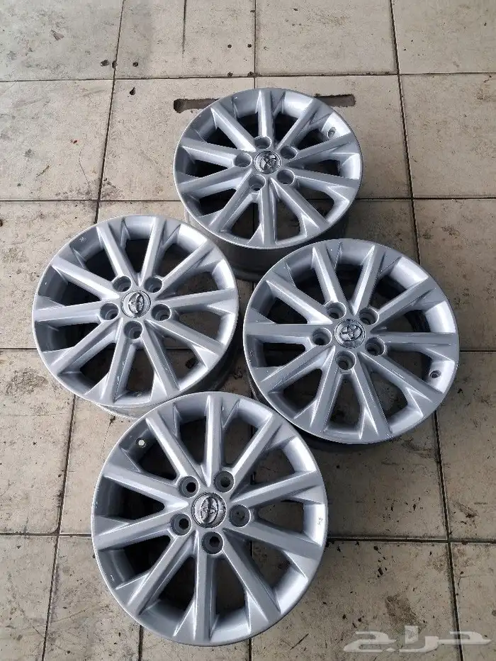 طقم جنوط كامري 2014 مقاس 16اصلي وكاله 0