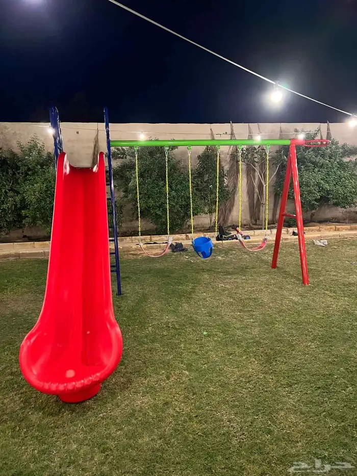 خارجية الكل في واحد 3 مراجيح   زحليقه مفرد مرمى كرة سله 3