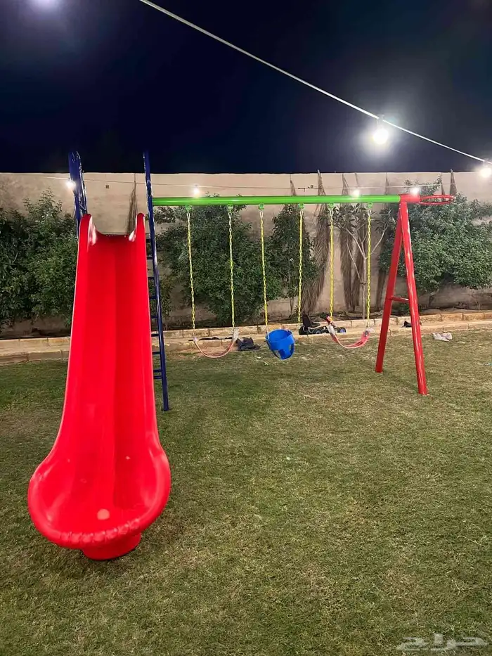 خارجية الكل في واحد 3 مراجيح   زحليقه مفرد مرمى كرة سله 1