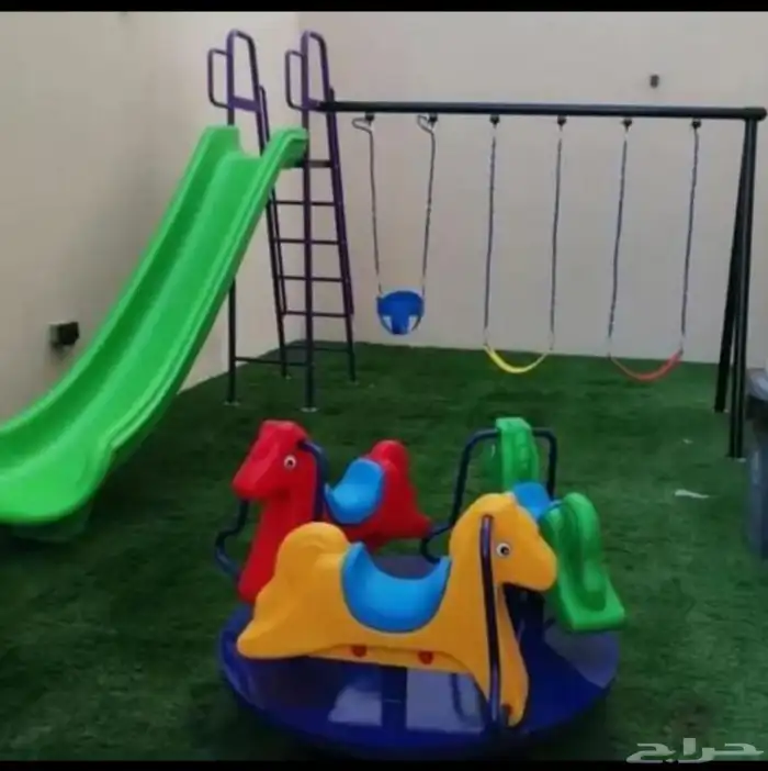 خارجية الكل في واحد 3 مراجيح   زحليقه مفرد مرمى كرة سله 22