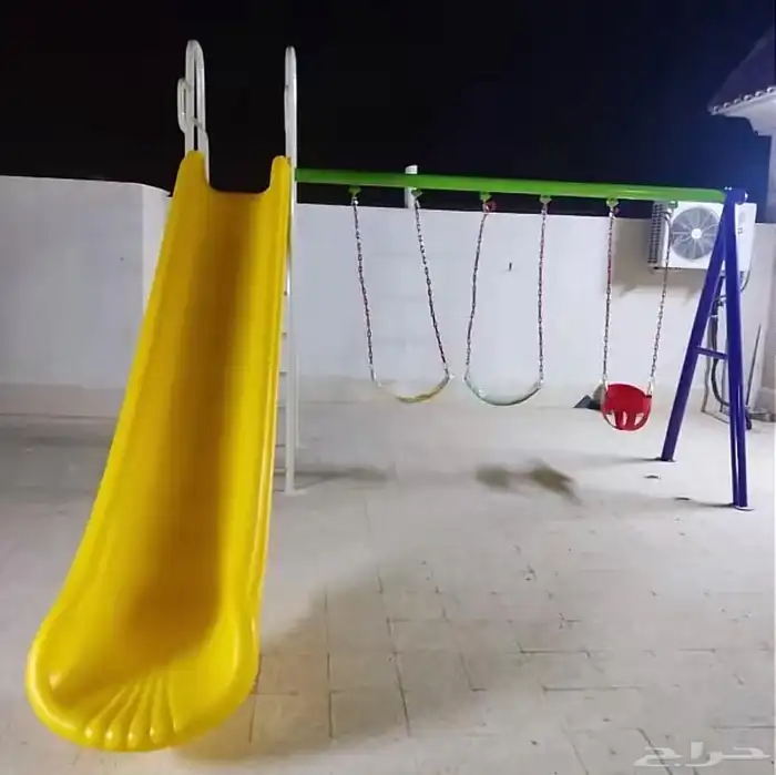 خارجية الكل في واحد 3 مراجيح   زحليقه مفرد مرمى كرة سله 18