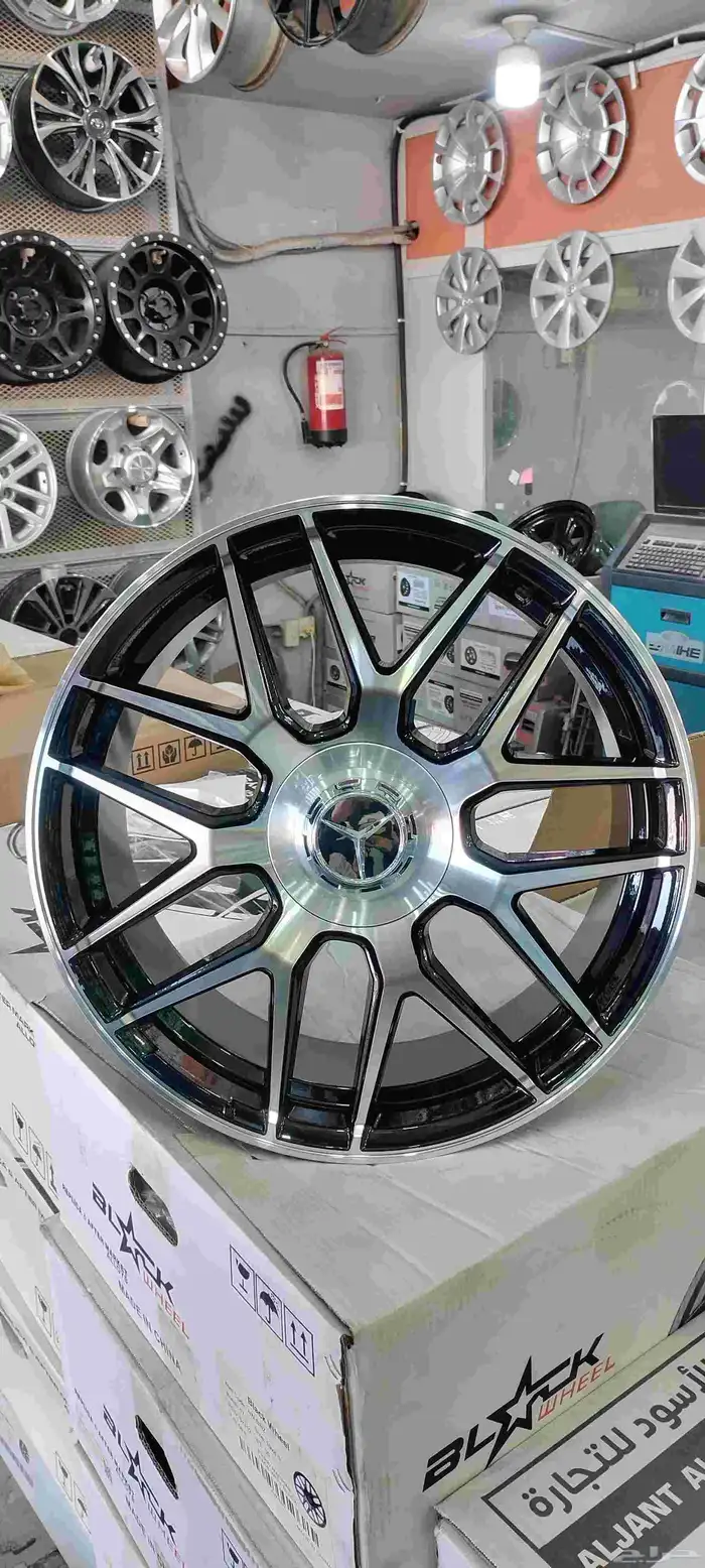 طقم جنوط مرسدس G63 موديل 2019 مقاس 19 1