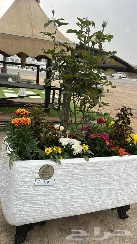 احواض مدن للزرع الصناعي والطبيعي فيبر جلاس ضد الكسر 3