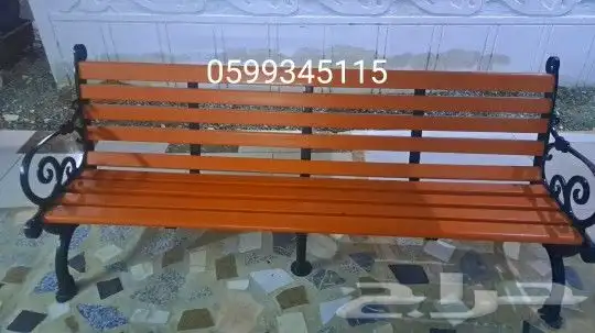 كرسي حديقة المشهد الحضري مقاعد الحدائق كراسي خشبية صلبة 8