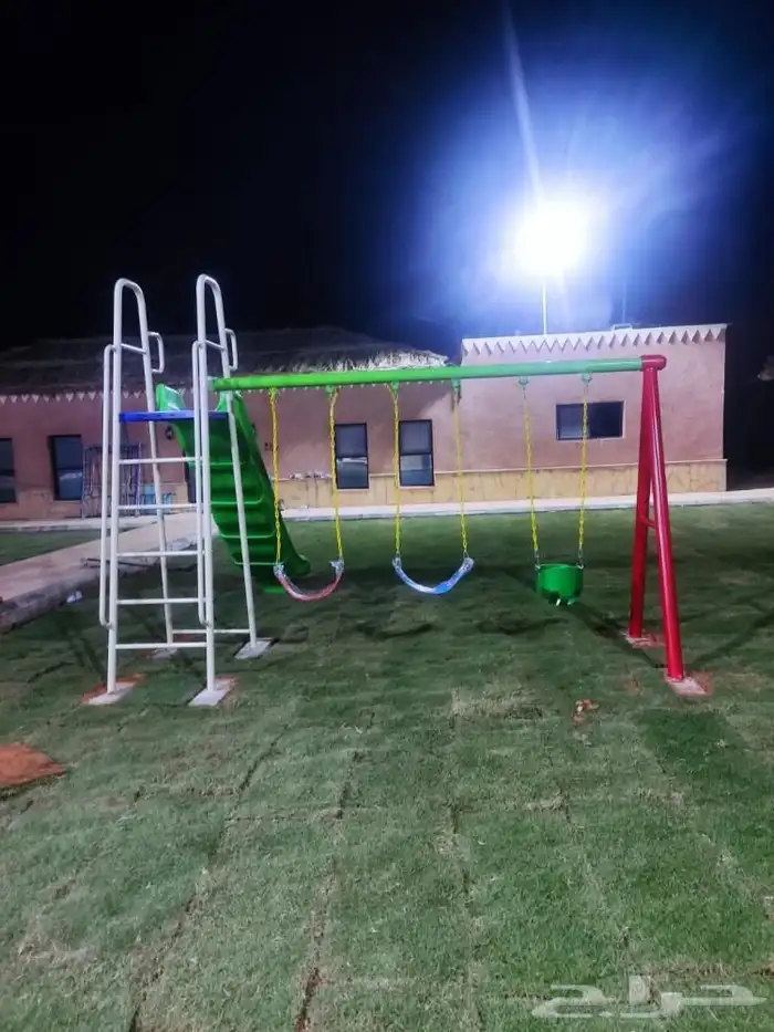 خارجية الكل في واحد 3 مراجيح   زحليقه مفرد مرمى كرة سله 15