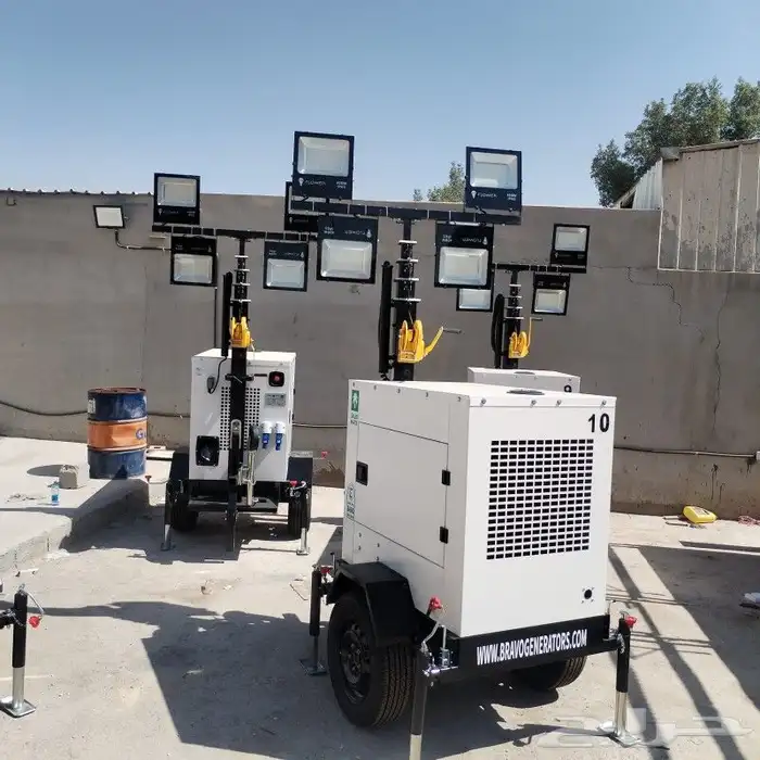 تاور لايت إيجار ابراج انارة إضاءة أعمال موقع Tower Light Lig 2