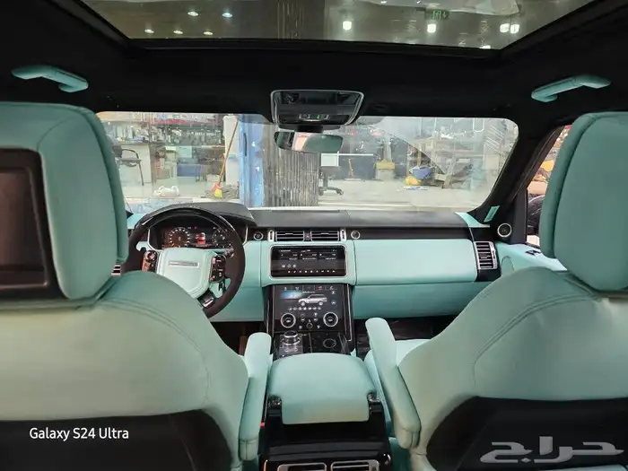 تغيير داخليه رانج روفر من بيج الى تيفاني او بيبي بلو 0