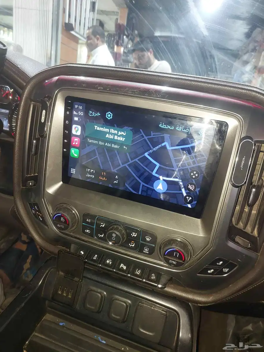 تركيب شاشه سلفرادو من 2014-2018Silverado screen installation 1
