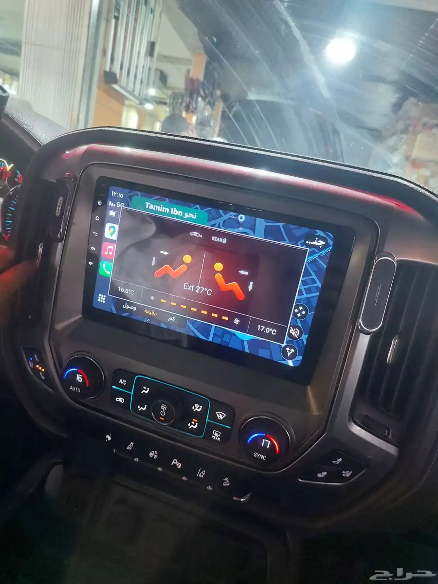 تركيب شاشه سلفرادو من 2014-2018Silverado screen installation 0