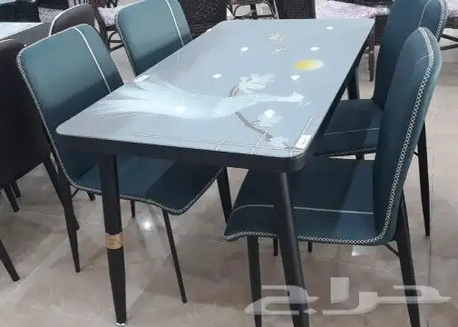 طاولات طعام استيل   بديل الرخام  خشب تركي   زجاج مقاوم 19