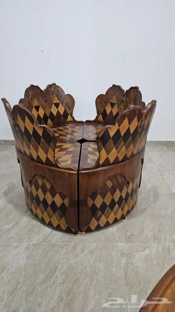 طاوله و كراسي انتيك 5