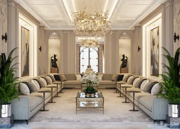 تصميم ديكورات فلل _قصور_ شقق _فنادق _ استراحات_غرف _مجالس 0