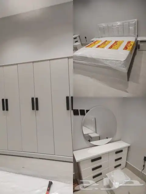 غرف نوم 6 قطع 1600 ريال شامله التركيب والتوصيل والفراش بالري 0