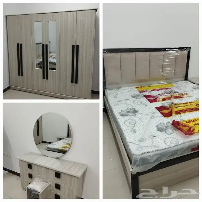 غرف نوم 6 قطع 1600 ريال شامله التركيب والتوصيل والفراش بالري 9