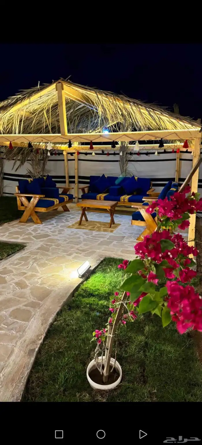 مخيم في جدة بريمان للايجار قسمين VIP 8