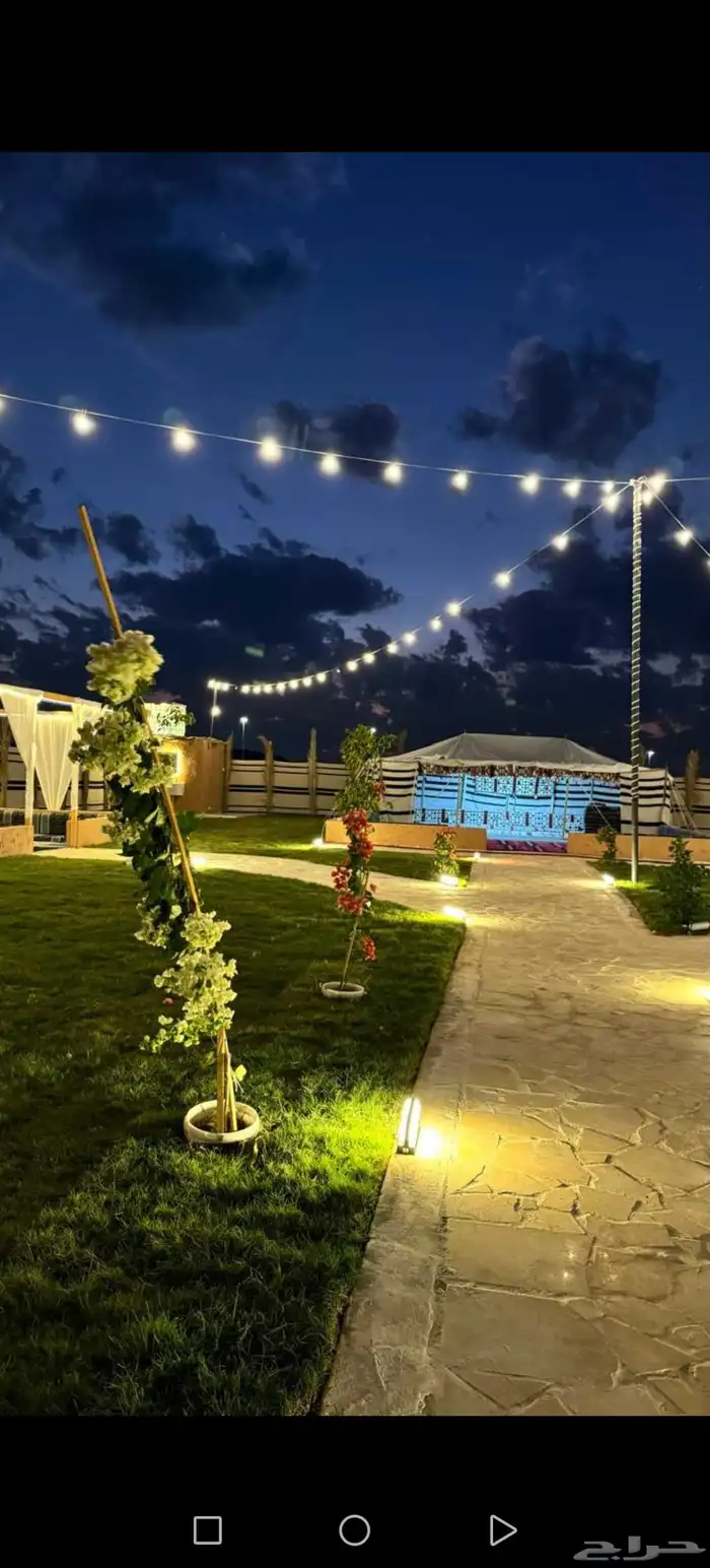 مخيم في جدة بريمان للايجار قسمين VIP 7