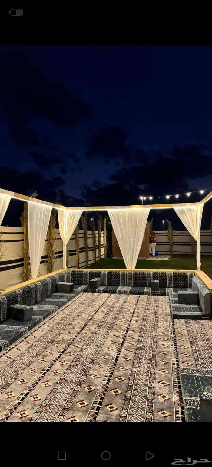 مخيم في جدة بريمان للايجار قسمين VIP 9