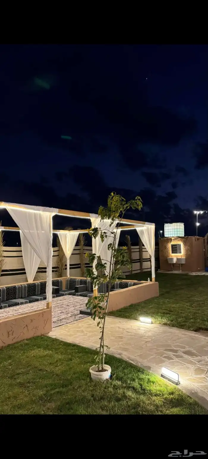 مخيم في جدة بريمان للايجار قسمين VIP 5