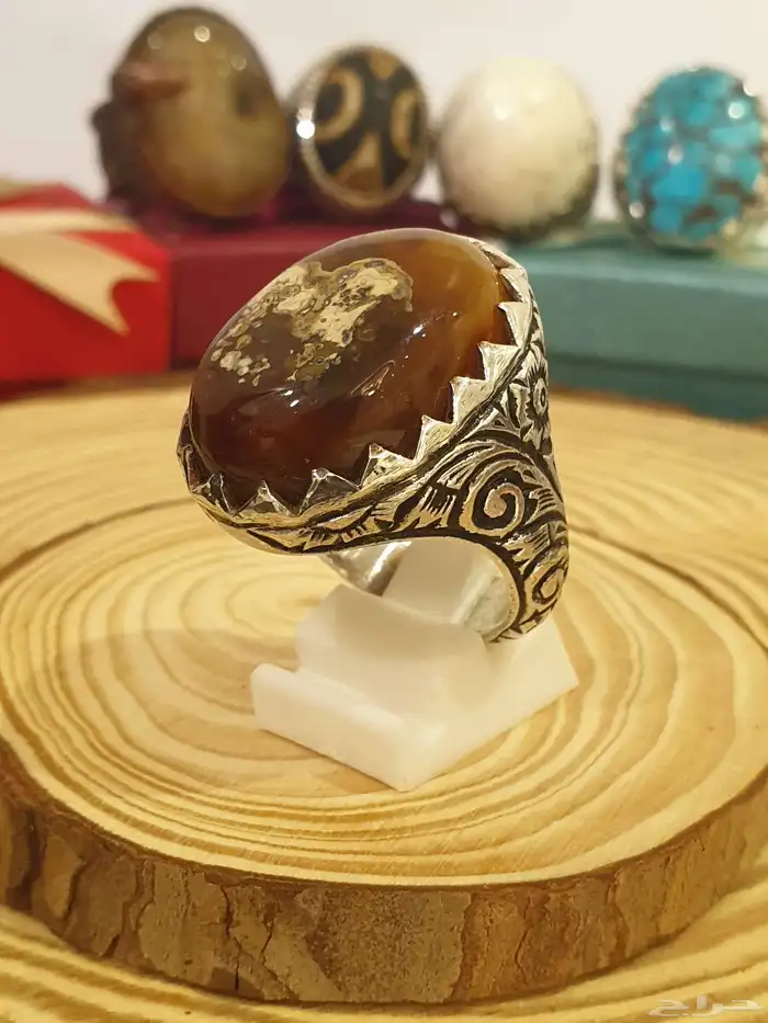 خاتم هندي بفوري مصور 0