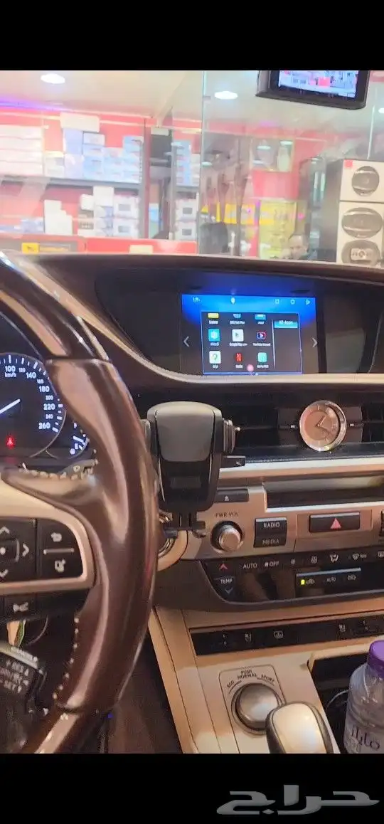 قطعه تحويل شاشه الوكاله لكزس es350 2016الااندرويد 1