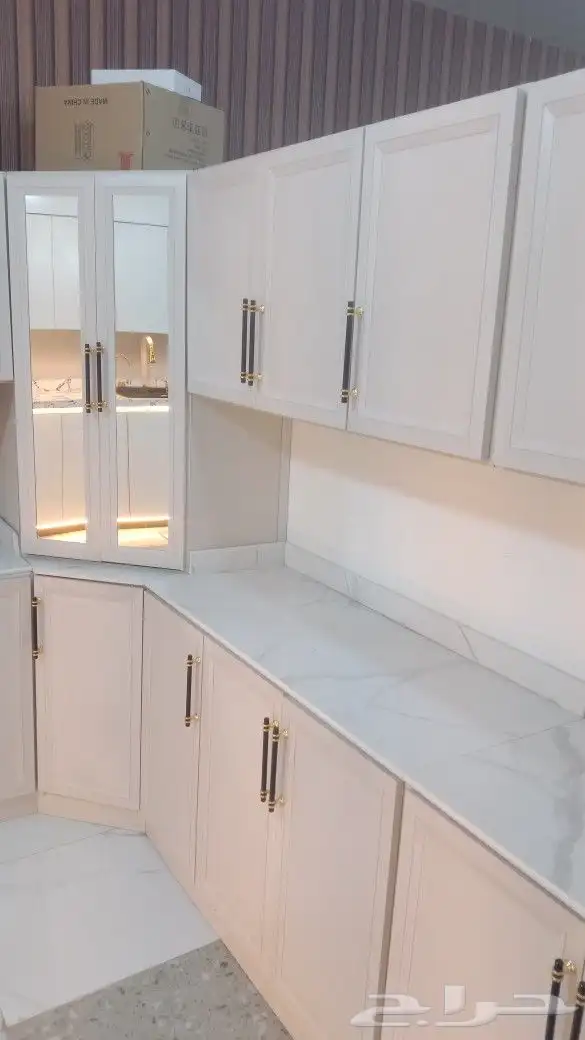 مطابخ مودرن تفصيل صاج الماني مفصلات هيدرولك ايطالي 6