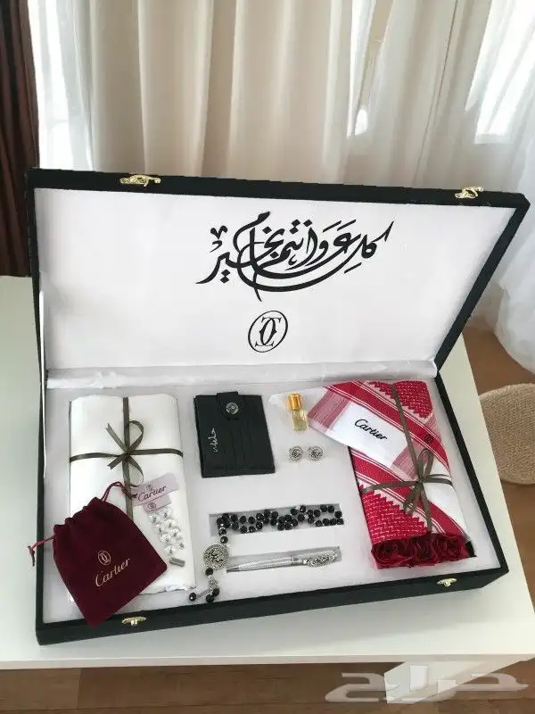 بوكسات هدايا رجالي اطقم هدايا رجالي نسائي ساعات اقمشه اشمغه 0
