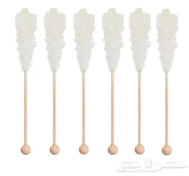 بلورات اعواد السكر بجميع النكهات 0