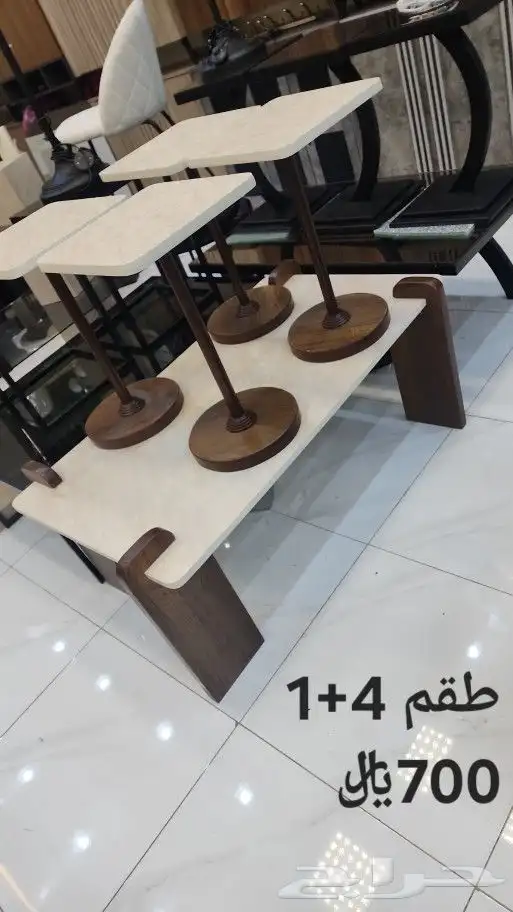 طاولات فخامه من الاخر يوجد لدينا تفصيل حسب الطلب بديل الرخام 0