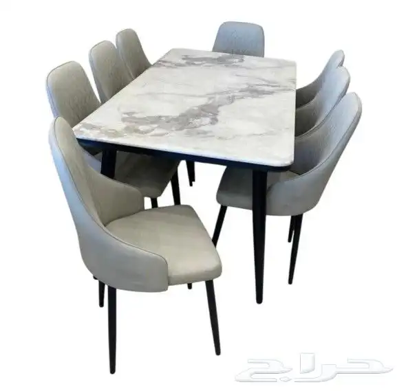 طاولات طعام تركية وماليزي وزجاح تركي طاولات رخام طبيعي استيل 19