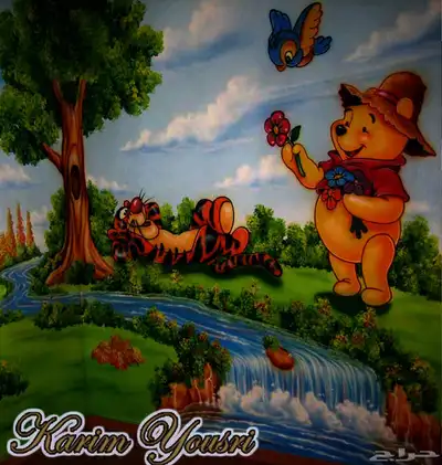 رسام جدران و مغاسل سيارات و جداريات Murals paintings index