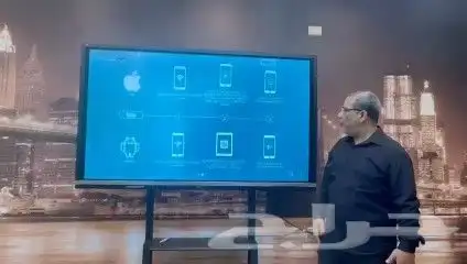 من اقوى الشاشات التفاعلية 75 بوصه باللمس 9