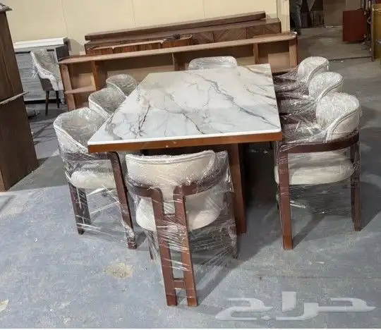طاولات  طعام كراسي بوفيه الرياض  ابها بقيق عرعر جده مكه ال 6