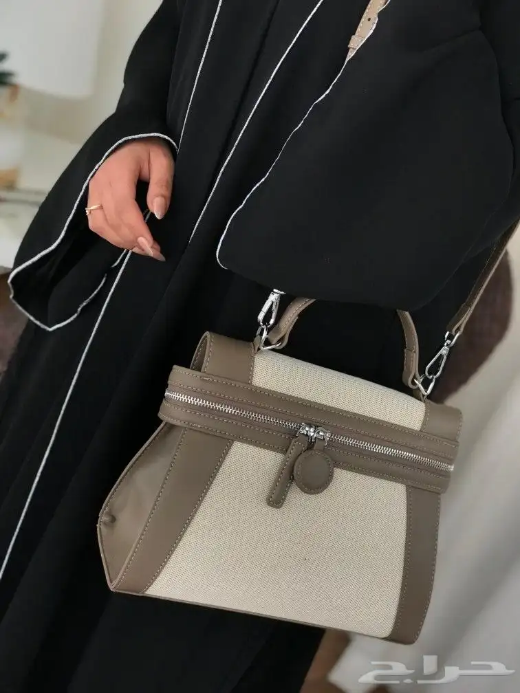 شنط هرمز كواليتي ملحقات شوبنج مقوى وكيس قماش الماركة 34