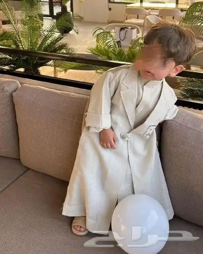 كشخه العيد ثياب ودقلة ولادي انيقه مع تطريز الاسم حسب الطلب 1