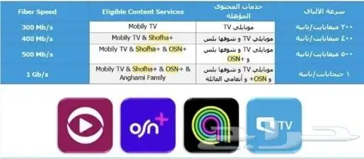 انترنت فايبر ألياف بصريه 1